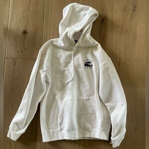Jacks Surfboards White hooded Sweatshirt - large